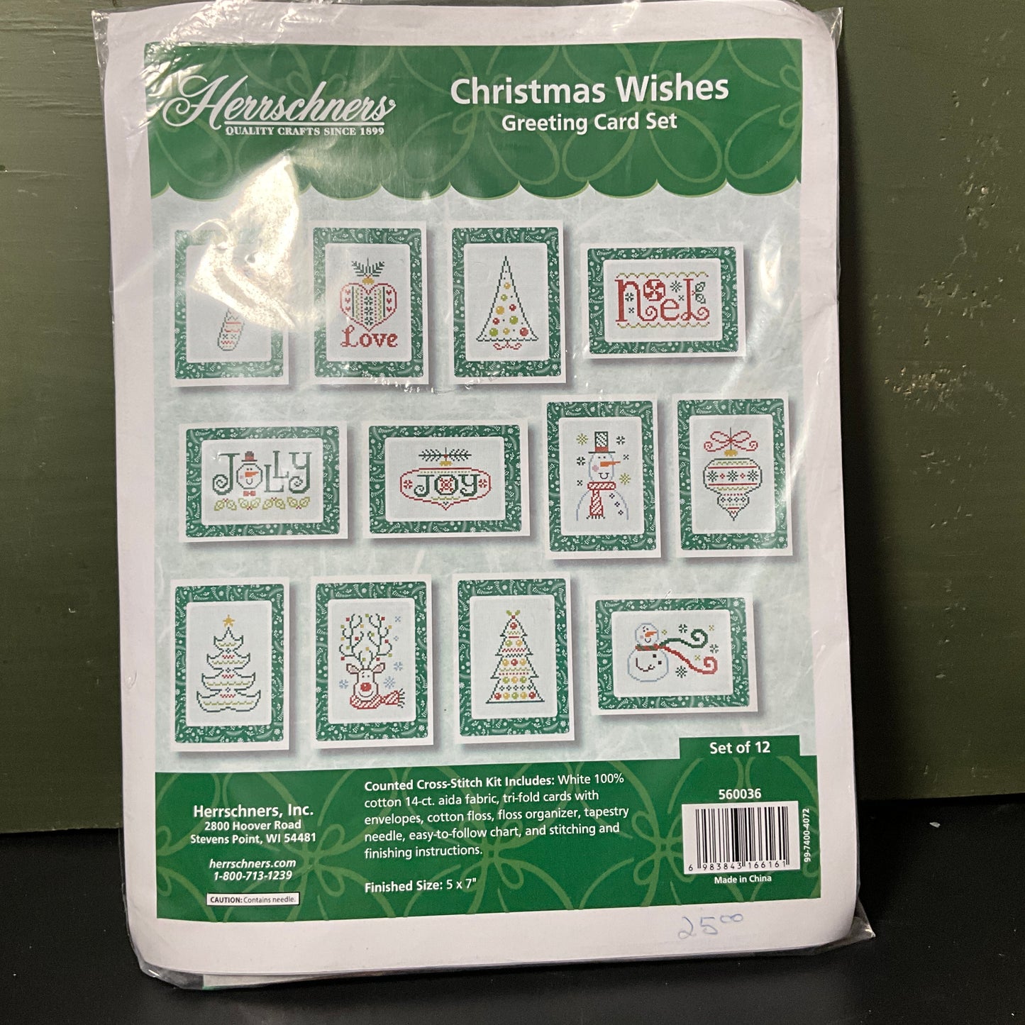 Herschners' choice Christmas needlecraft kits see pictures and variations*