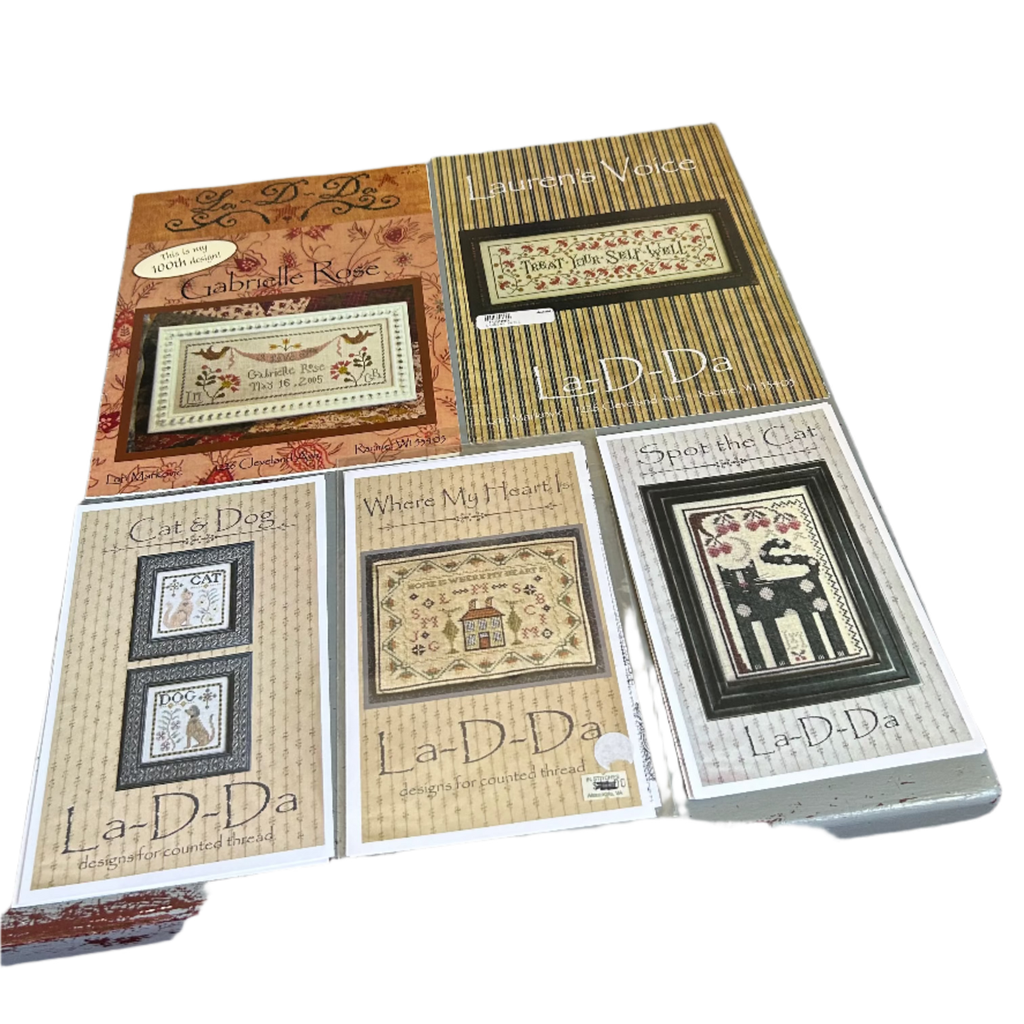 La-D-Da designs for counted thread choice see pictures and variations