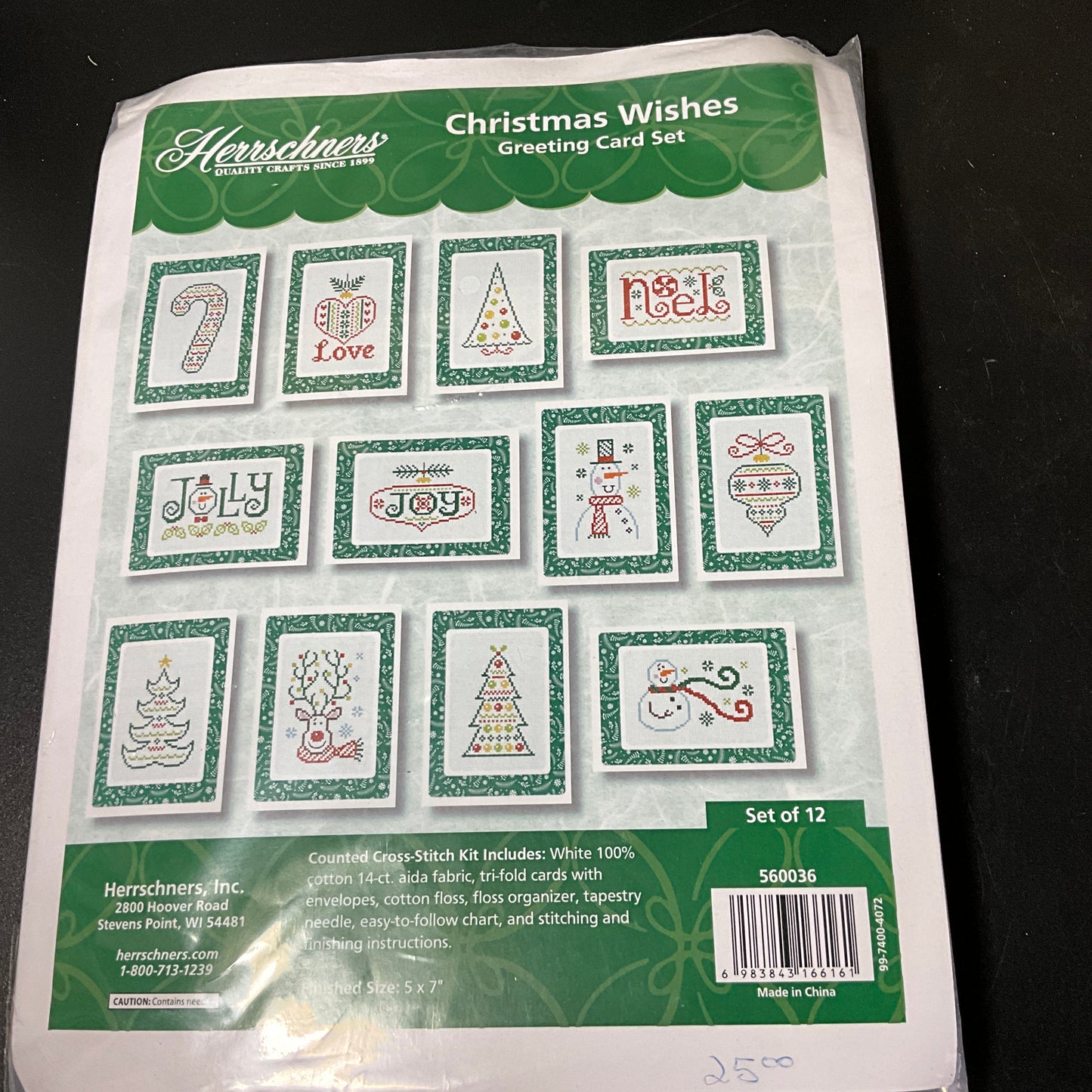 Herschners' choice Christmas needlecraft kits see pictures and variations*