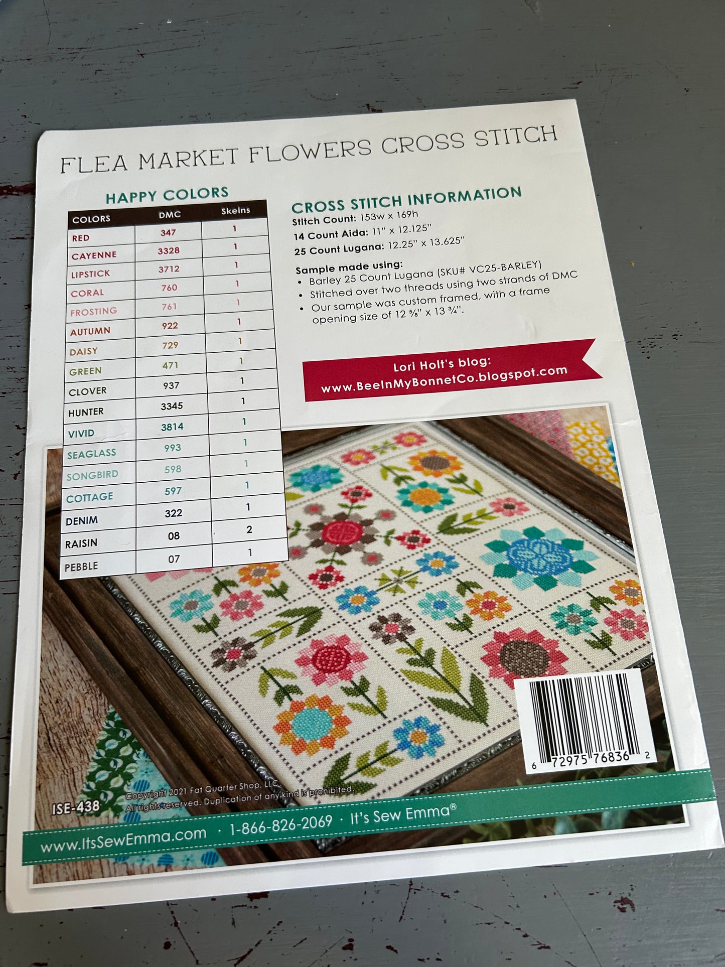 Its Sew Emma choice counted cross stitch charts see pictures and variations