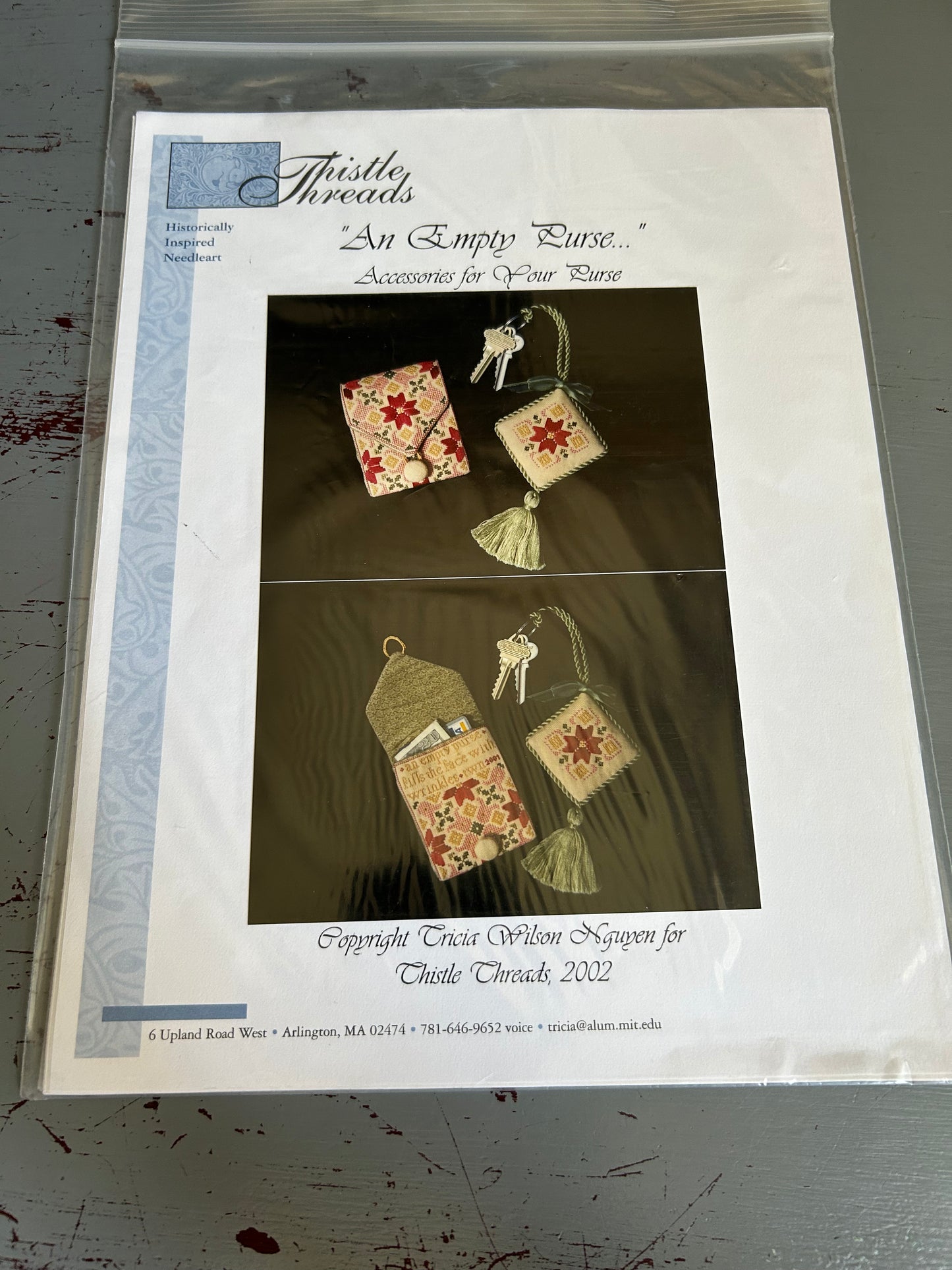 Thistle Threads Accessories For Your Purse cross stitch chart