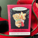 Hallmark Baby's First Christmas Teddy Bear Years choice Keepsake Ornaments see pictures and variations*