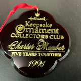 Hallmark Collector's Club choice Keepsake Of Membership Ornaments see pictures and variations*