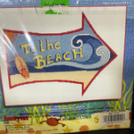 Janlynn Snapna To the Beach vintage 2009 counted cross stitch kit 10 by 8 inches*