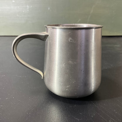 Scintillating Selangor Pewter baby mug precious dining ware collectible