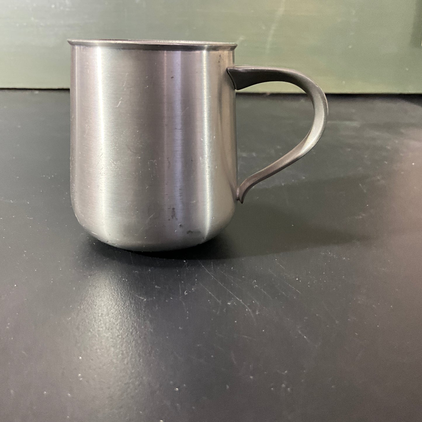 Scintillating Selangor Pewter baby mug precious dining ware collectible