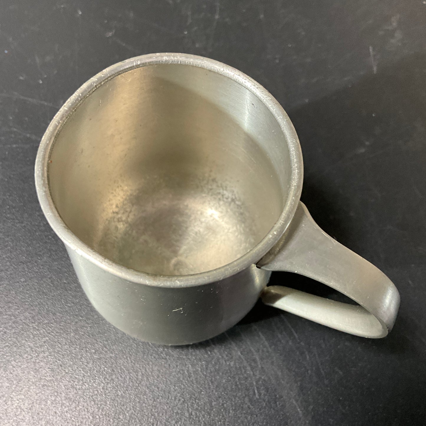 Scintillating Selangor Pewter baby mug precious dining ware collectible