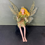 Beautiful Bookworm Fairy shelf sitter fairy vintage collectible figurine