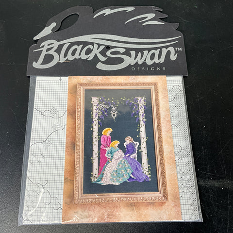 Black Swan Designs Generations The Locket vintage 1995 cross stitch kit