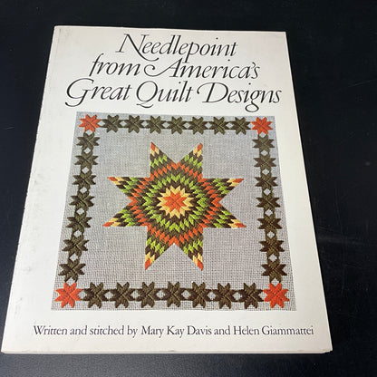 Needlepoint from America's great Quilt Designs vintage 1974 book