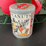 Planters Peanuts vintage 1989 round tin advertising collectible