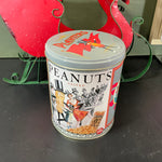 Planters Peanuts vintage 1989 round tin advertising collectible
