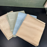 Charles Craft 14 count 15 by 18 inch 4 color lot Oatmeal, Blue Ridge, Taupe, and Beige needlecraft fabric