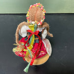 Cute Capella Polish girl Krakowianka vintage handmade mini doll