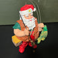 Sensational Santa Claus the Angler vintage fisherman figurine