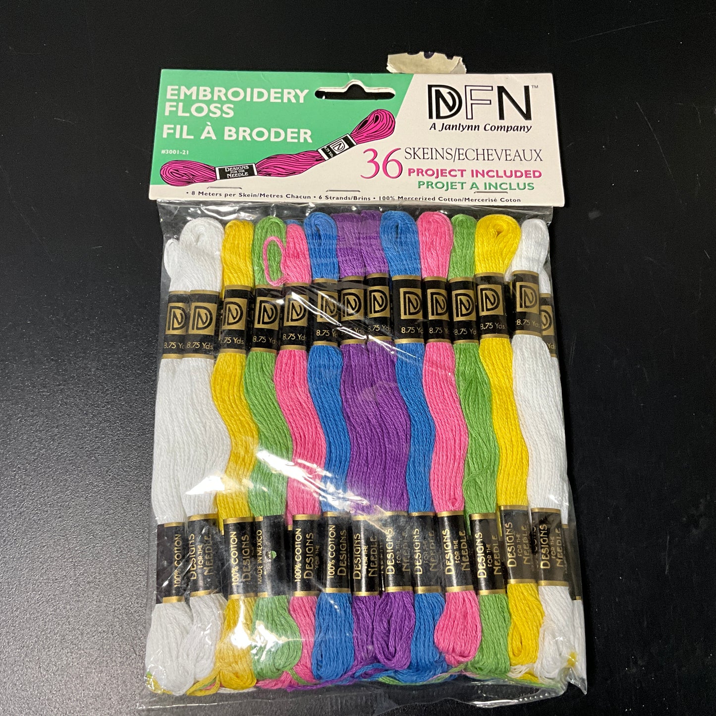 DFN Janlynn 36 pack spring embroidery floss