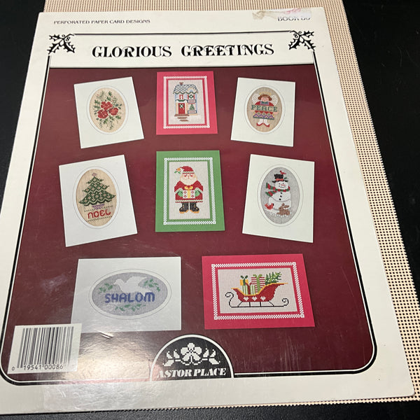 RARE AMERICAN GREETINGS MERRY MALLARD NEEDLEPOINT CHRISTMAS STOCKING KIT