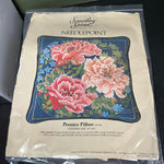 Something Special Peonies Pillow 30538 vintage 1988 needlepoint kit*