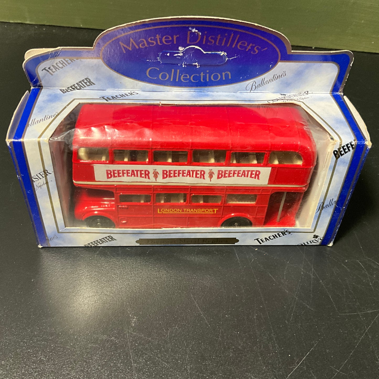 Beefeater London Transport double decker bus The Master Distillers Collection die-cast metal replica vintage toy collectible