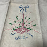 Beautiful hand embroidered towels vintage collectible finished projects see pictures and variations*