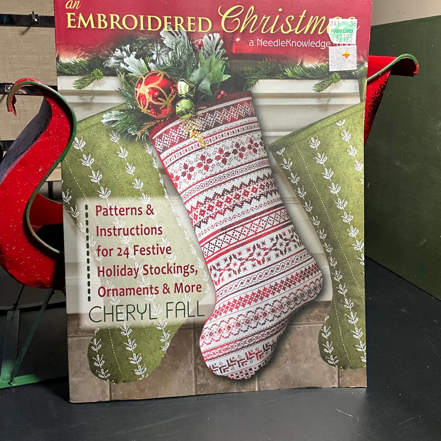 All Embroidered Christmas a Needle Knowledge needlecraft book