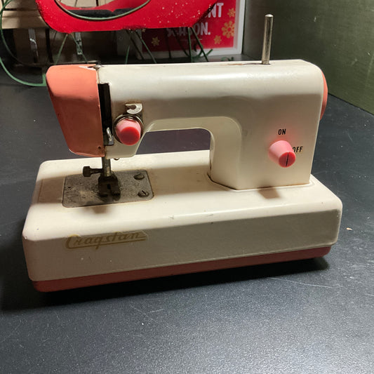 Cute Cragstan vintage toy metal sewing machine decorative collectible