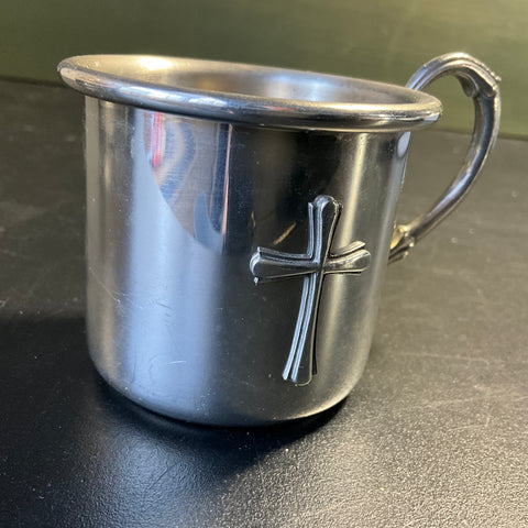 Salisbury Pewter Easton Cross childs cup vintage kitchen collectible