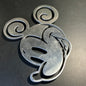 Walt Disney's Mickey Mouse cast aluminum trivet vintage kitchen collectible