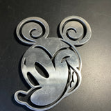 Walt Disney's Mickey Mouse cast aluminum trivet vintage kitchen collectible