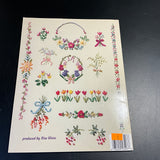American School of Needlework 101 iron on transfers for Ribbon Embroidery vintage 1995 booklet*