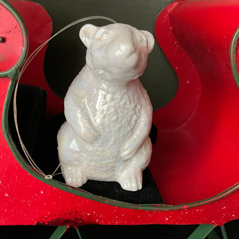 Precious Polar Bear vintage porcelain figurine