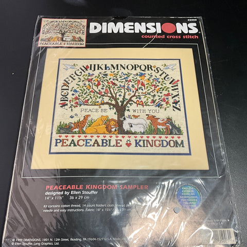 Dimensions Crewel Kit 11 inch X15 inch -Cardinals in Dogwood