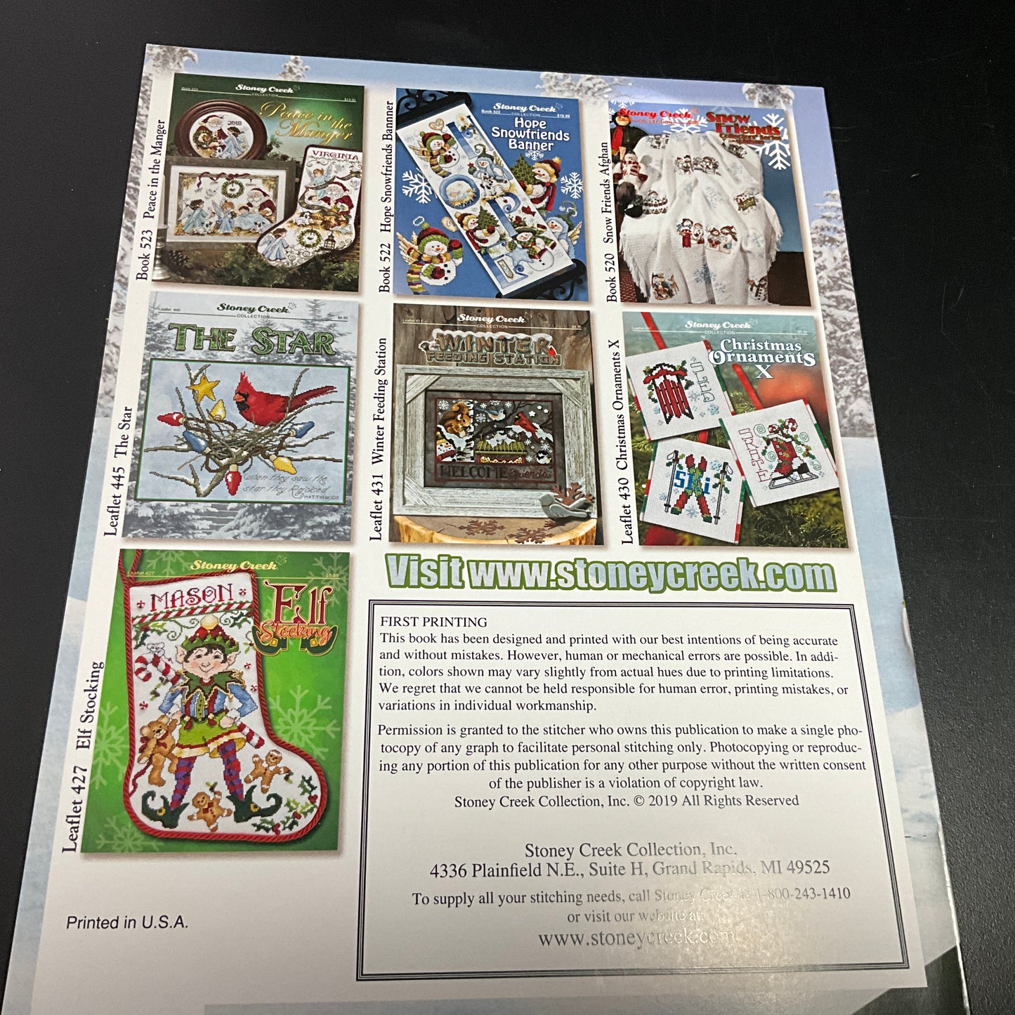 Stoney Creek collection choice vintage Christmas counted cross stitch charts see pictures and variations*