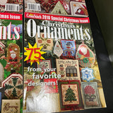 Just Cross Stitch choice Christmas Ornaments magazine Special Christmas issues see pictures and variations*
