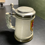 Gerz KREFELD metal  lidded beer stein West Germany vintage barware collectible