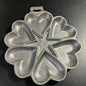 Hearts & Stars cast aluminum mold / wall hanging kitchen collectible