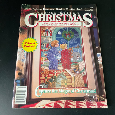 Better Homes and Gardens Cross Stitch Christmas Christmas 1992 issue