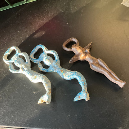 Mermaid cast iron bottle opener choice see pictures and variations*