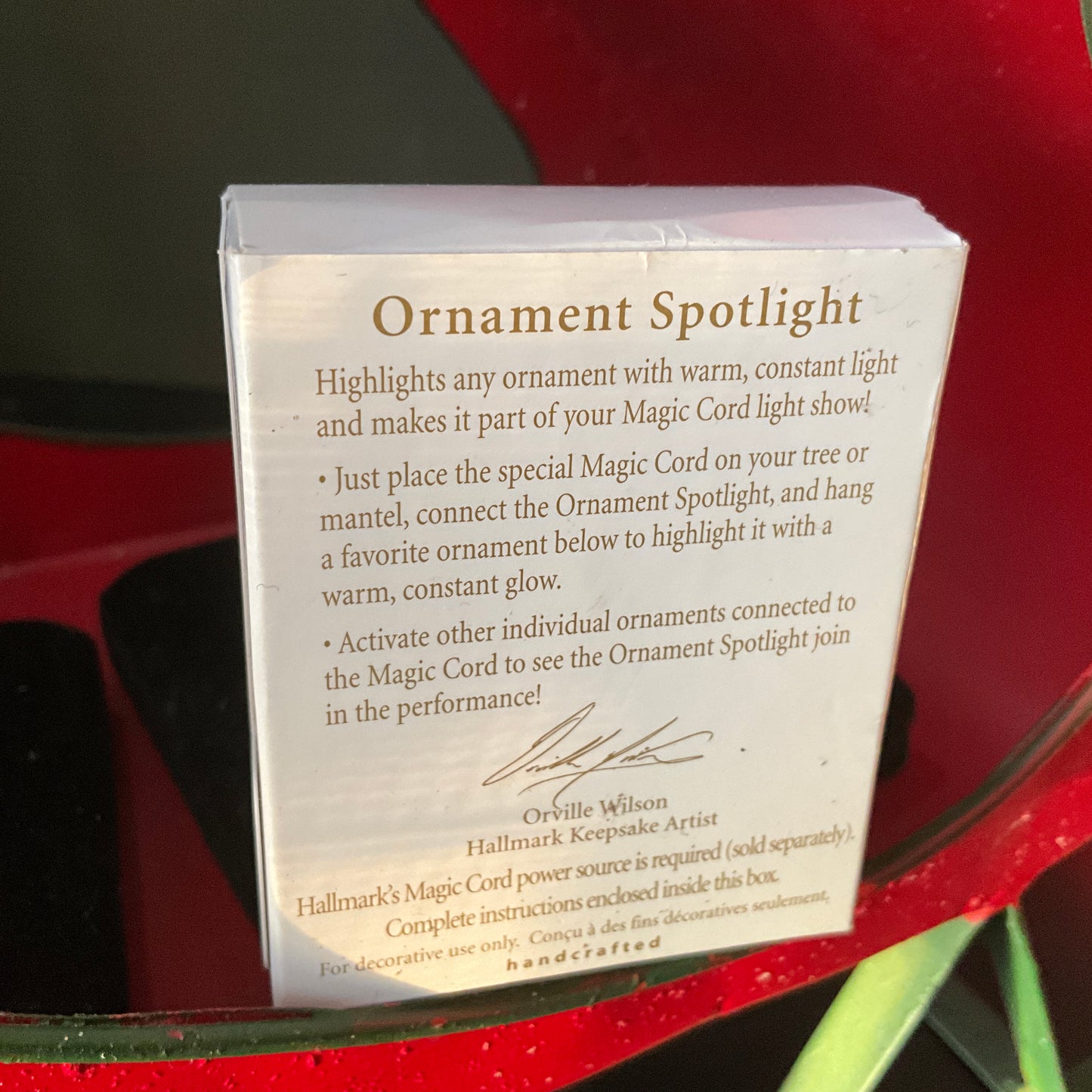 Hallmark Ornament Holder Spotlight 2017 Keepsake QXG4787