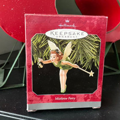 Hallmark Mistletoe Fairy Dated 1998 Keepsake ornament QX6216