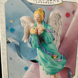 Hallmark Inspirational Angel World of Wishes Dated 1999 Keepsake Ornament QEO8347
