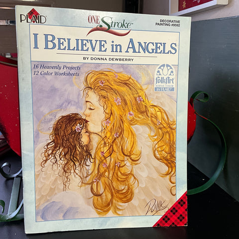 Plaid One Stroke I Believe in Angels Decorative Painting by Donna Dewberry pattern book