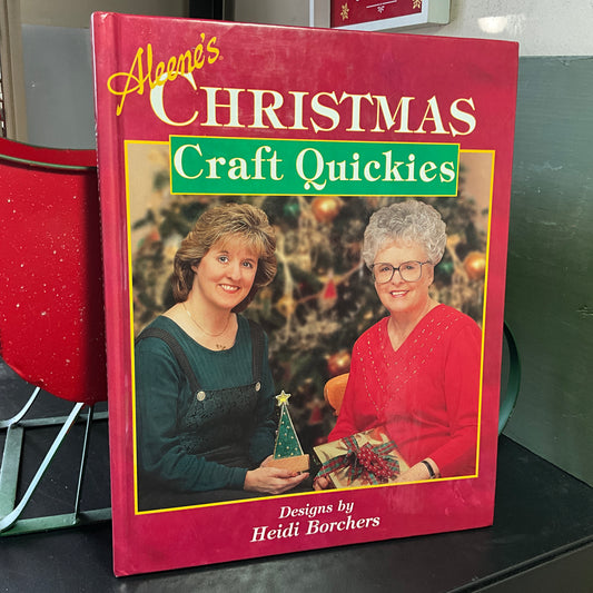 Aleane's Christmas Craft Quickies Designs by Heidi Borchers vintage 1996 craft book