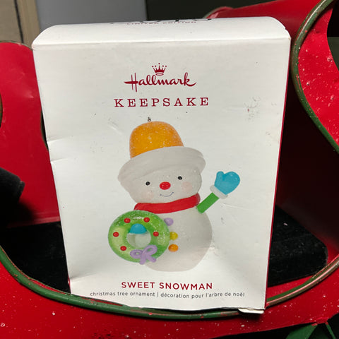 Hallmark Sweet Snowman 2019 Keepsake VIP limited edition Ornament VIP1903