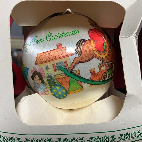 1984 baby's best sale first christmas ornament