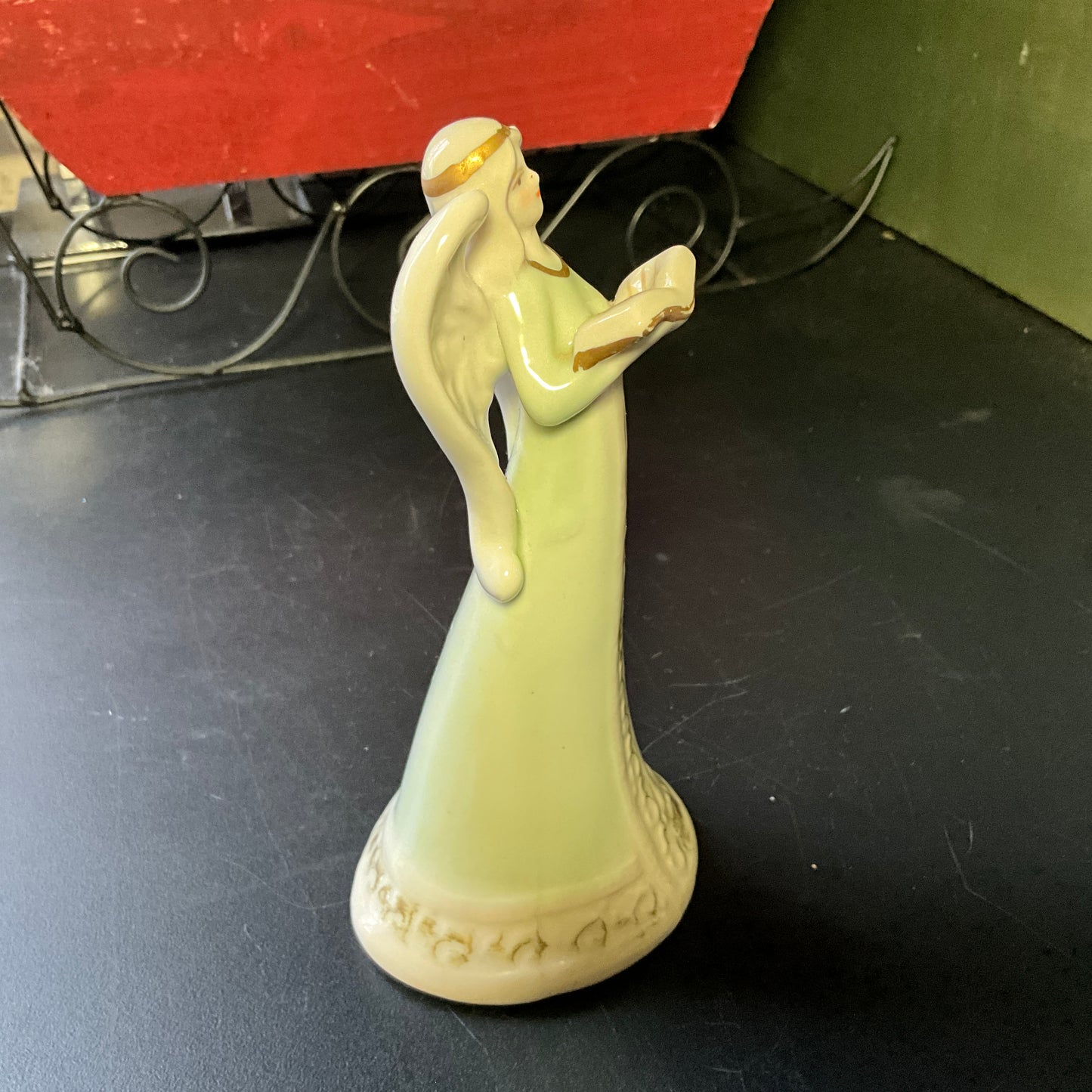 Precious Porcelain Angel Bell vintage collectible figurine