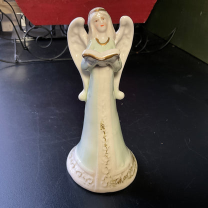 Precious Porcelain Angel Bell vintage collectible figurine