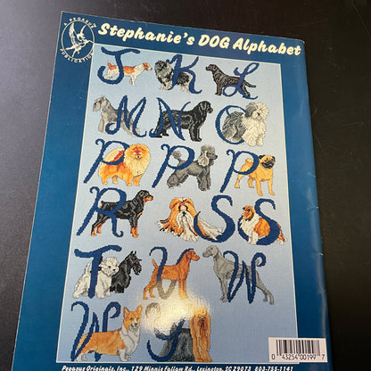 Pegasus Publication Stephanie's Dog Alphabet Book 199 cross stitch chart