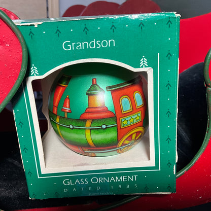 Hallmark Grandson Dated 1985 Keepsake Ornament QX262-2