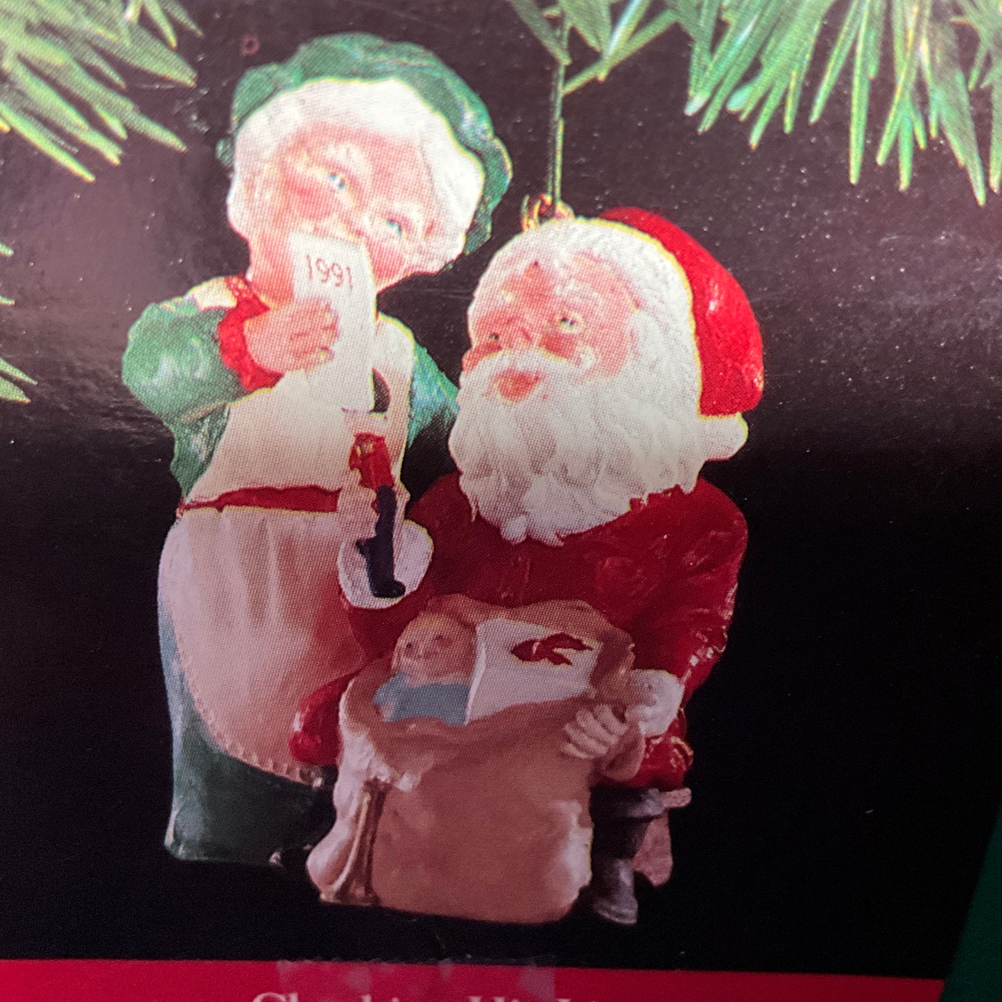 Hallmark, Mr. And Mrs. Claus Collectors Series choice Keepsake Ornament*